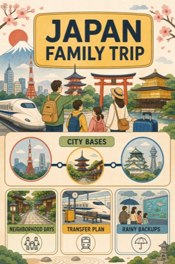 Japan Family Trip Planner PDF Pack Japan Family Trip preview