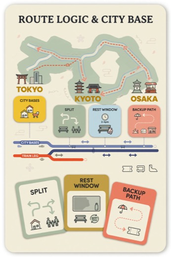 Japan Family Trip Planner PDF Pack Family Snapshot & Constraints preview