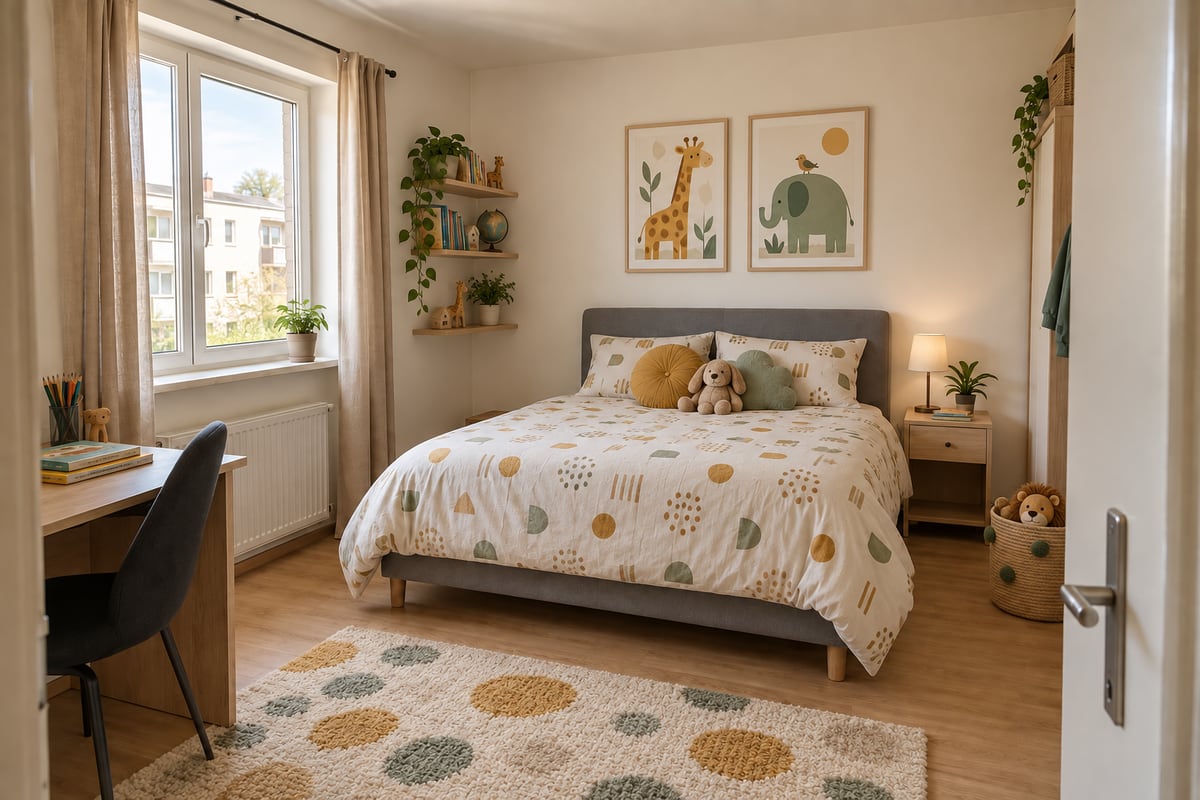 Playful kids' room style example