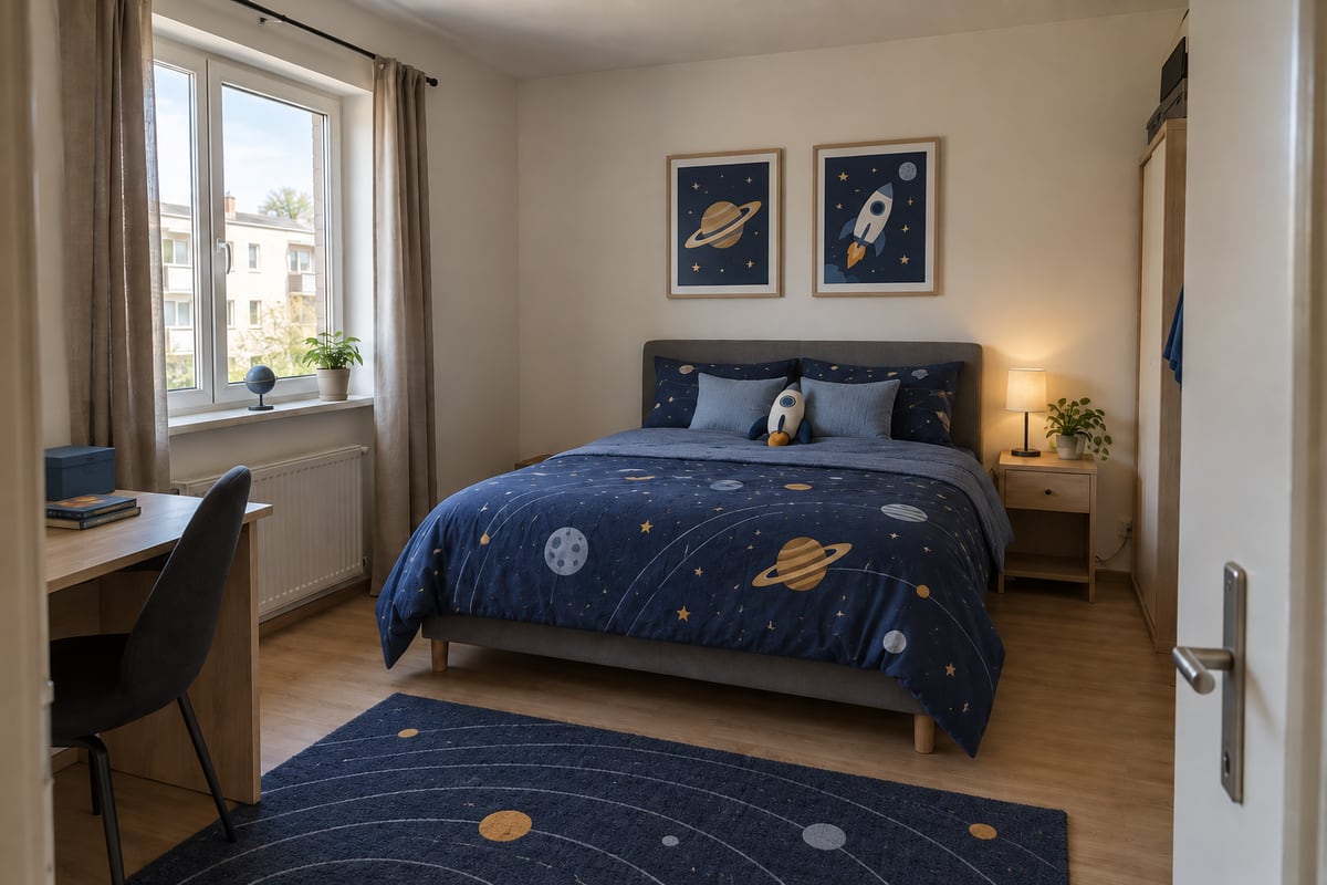 Space explorer room style example