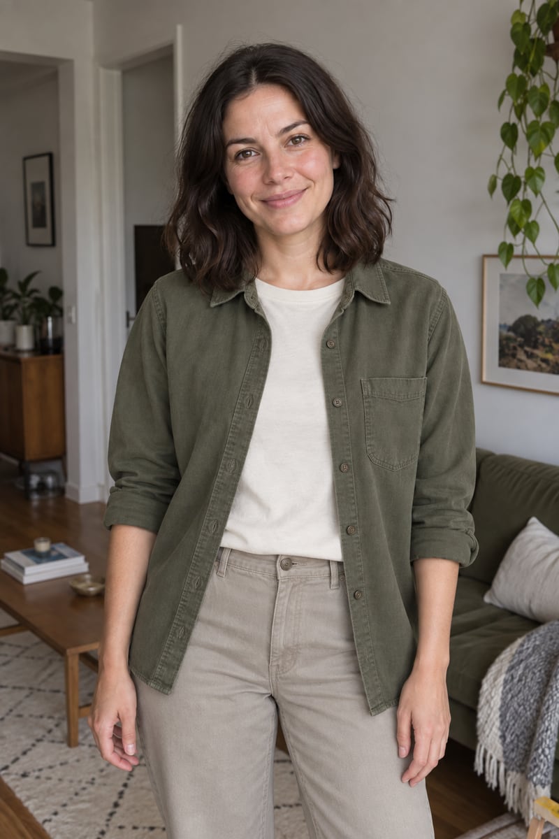 Natural casual style example