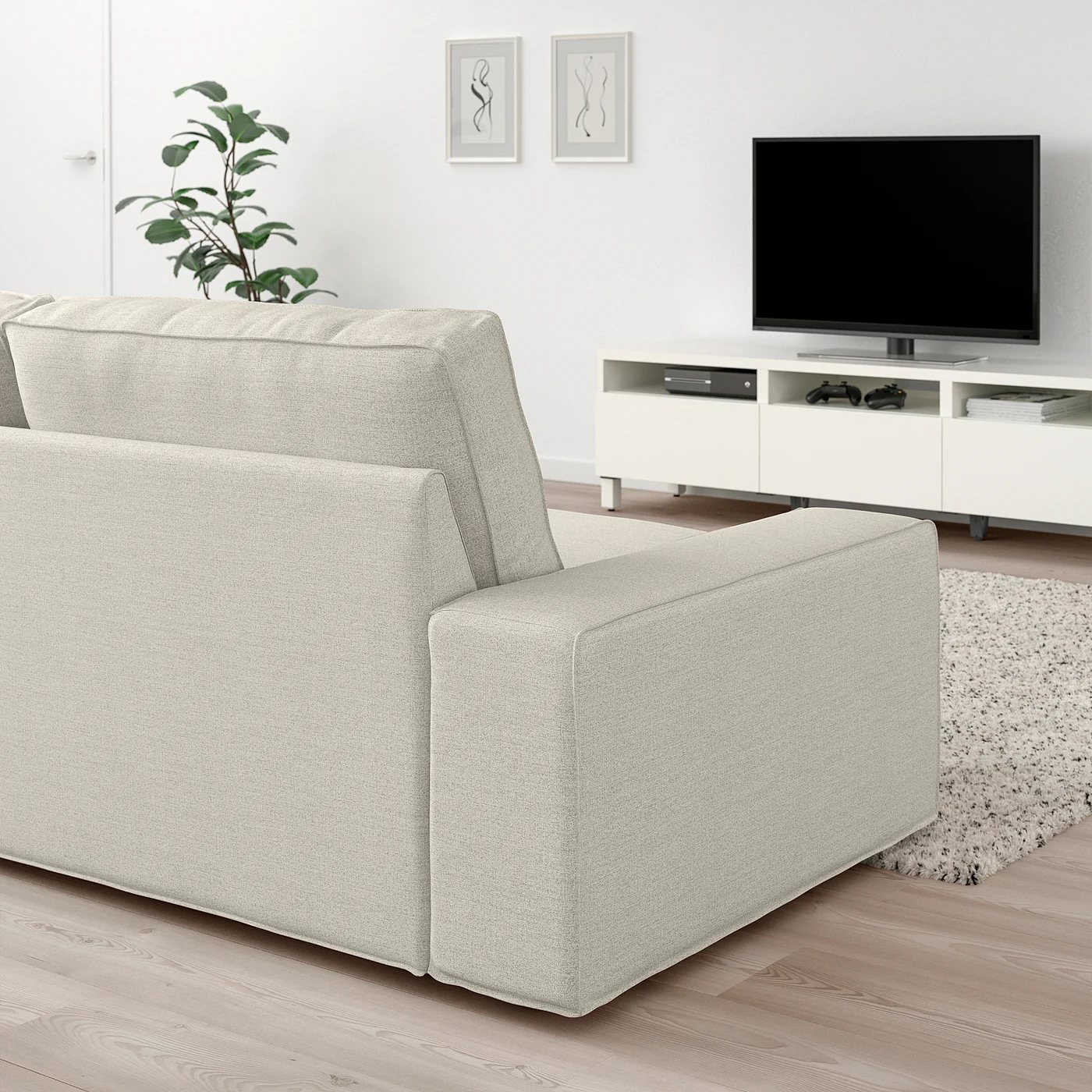 IKEA KIVIK · Gunnared beige sofa
